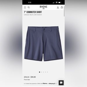 Rhone Commuter Short